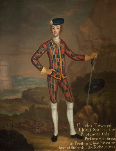 Prince Charles Edward Stuart, Son of the Old Pretender, 1745 by Willem Verelst